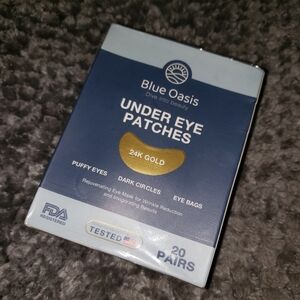 Blue Oasis gold under eye patches